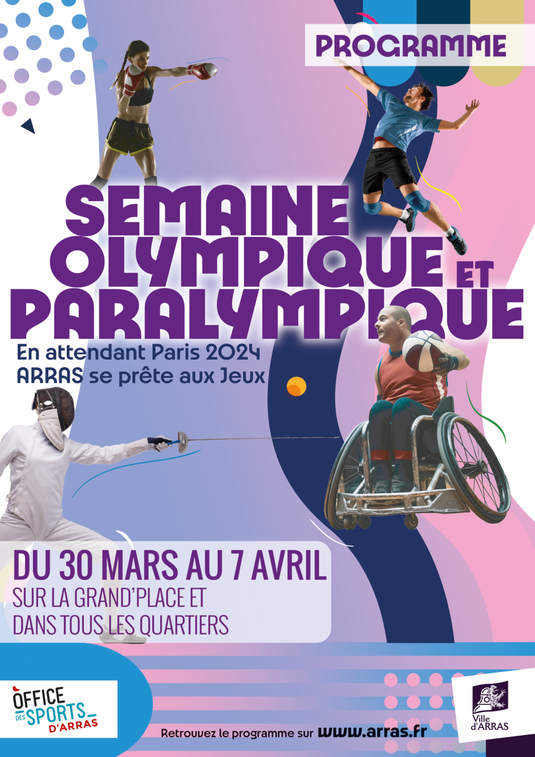 Semaine Olympique et Paralympique 2024 Office des Sports d'Arras