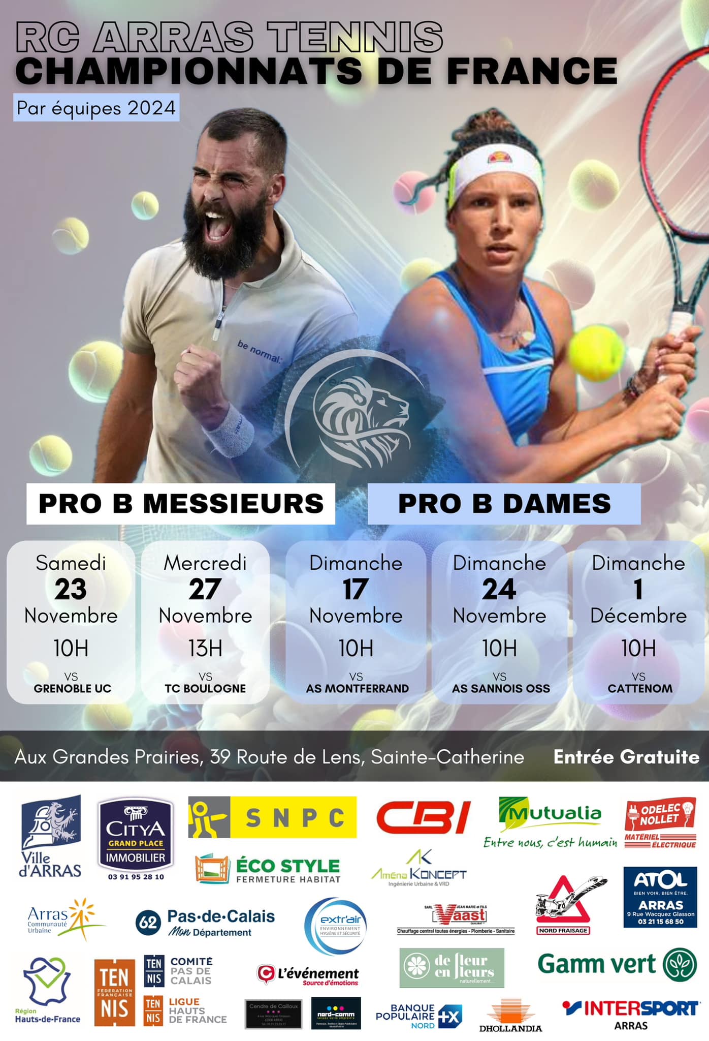 Championnats de France de Pro B | Tennis